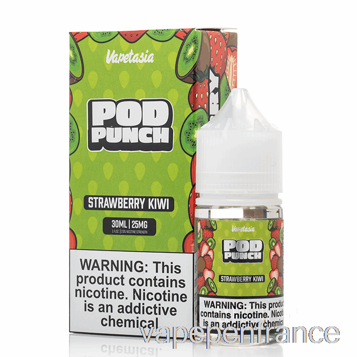 Fraise Kiwi - Sels De Punch Vapetasia Pod - 30 Ml 25 Mg Stylo Vape